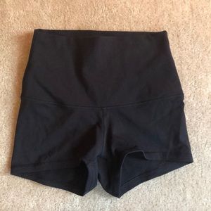 Lululemon high rise waist boogie shorts